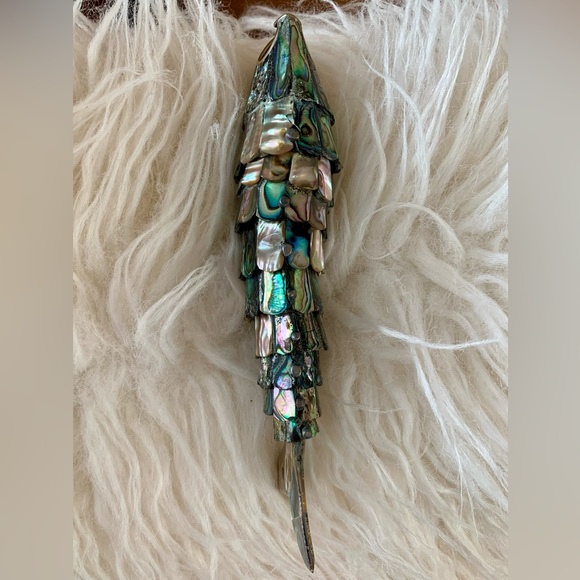 Vintage Abalone Fish Bottle Opener - Picture 3 of 6